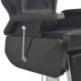 Фризьорски стол, черен, 72x68x98 см, изкуствена кожа, снимка 9