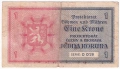 ❤️ ⭐ Бохемия и Моравия 1940 1 крона ⭐ ❤️, снимка 3