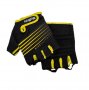 Мъжки колоездачни ръкавици Черни Жълти