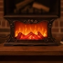 Декоративна LED камина с реалистичен ефект на пламък и жарава, снимка 5