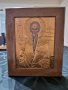 Уникална стара антикварна икона с меден обков , снимка 6