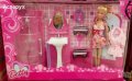 Детски комплект кукла манекен с баня, душ кабина и аксесоари, снимка 1 - Кукли - 28108957