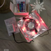 Светодиодна мулти-цветова лента-RGB,SMD 2835, 300 LED, DC-12 V с 24 бутона дистанционно. , снимка 7 - Лед осветление - 35113371