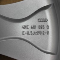 Оригинални алуминиеви джанти 19'' цола Audi 5x112 8,5 х 19'' ЕТ34 Ф 66.6  централен отвор, снимка 8 - Гуми и джанти - 43971942