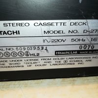 hitachi d-2750 made in japan-sweden 1107210833, снимка 16 - Декове - 33484828