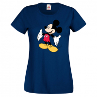 Дамска тениска Mickey Mouse 7 Мини Маус,Микки Маус.Подарък,Изненада,, снимка 5 - Тениски - 36526560
