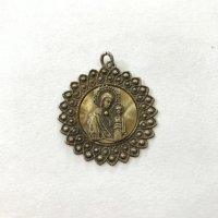 Уникален стар религиозен медальон. №0237, снимка 1 - Антикварни и старинни предмети - 33243853