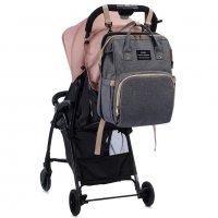 Многофункционална чанта за майки, раница за принадлежности, снимка 4 - За бебешки колички - 37322623