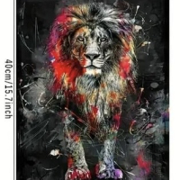Арт картина/постер за стена за любителите на лъвовете!, снимка 2 - Декорация за дома - 44844088
