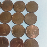 пълен лот 2 евро цента Италия 2002-2017г., снимка 4 - Нумизматика и бонистика - 44846049