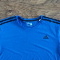  adidas blue Essential 3 Stripe - страхотна мъжка тениска, снимка 10 - Тениски - 37452857