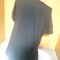 Нова черна изчистена тениска с голи рамене ХХЛ, снимка 4 - Тениски - 32879897