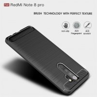 Xiaomi Redmi Note 8 Pro карбон силиконов гръб / кейс, снимка 1 - Калъфи, кейсове - 27076596