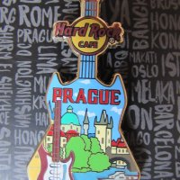 Оригинална метална значка Hard Rock Cafe Прага,чехия, снимка 4 - Други ценни предмети - 27598446