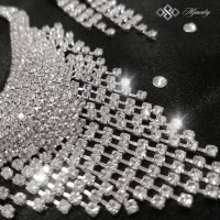 Луксозен дамски комплект бижута с кристали от 2 части “Larissa”, снимка 3 - Бижутерийни комплекти - 43816848