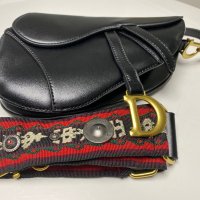 Малка черна Диор/Dior“ Saddle Bag“ чанта, снимка 6 - Чанти - 40670958