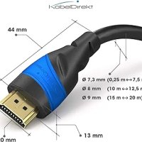 KabelDirekt 4K HDMI кабел - 15m, снимка 2 - Друга електроника - 43016340