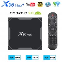 МЕГА ПРОМО МОЩЕН ТВ БОКС X96 MAX PLUS на промо цена /tv box/android TV, снимка 1 - Приемници и антени - 37713123