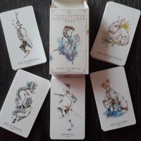 Таро карти, различни от масовите: Linestrider Tarot & Mystic Mondays & Ink Witch Tarot, снимка 2 - Други игри - 32863575