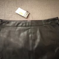 Нова дамска кожена пола в черен цвят р-р XS, S, M (EU 34, 36, 38) - Primark, снимка 3 - Поли - 43870938
