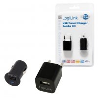 USB зарядно за автомобили и камиони LogiLink, снимка 1 - Други - 28147148