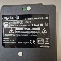 ARIELLI LED-40N218T2 NTM3663.3G020 V400HJ9-PE1 C4, снимка 3 - Части и Платки - 44844035