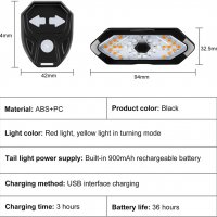 Мигачи и ярка червена светлина за велосипед, тротинетка, скутер ., снимка 6 - Аксесоари за велосипеди - 37721804