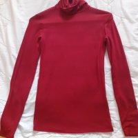 Поло бордо червено, снимка 1 - Блузи с дълъг ръкав и пуловери - 28361787