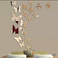Огледални пеперуди, снимка 1 - Декорация за дома - 32580891