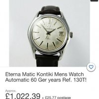 Мъжки ръчен часовник ETERNA Matic, снимка 6 - Мъжки - 33400585