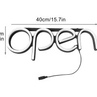 LED неонов надпис OPEN, снимка 4 - Лед осветление - 43681484