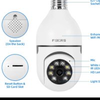 Безжична WiFi видеокамера 2 MP, снимка 2 - Друга електроника - 43671142