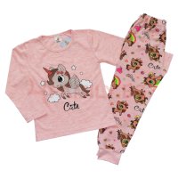 Детска пижама Еднорози, размер 110см , снимка 1 - Детски пижами - 43988584
