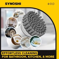  Акумулаторна четка за почистване SYNOSHI, снимка 3 - Други стоки за дома - 42963203
