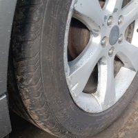 Лети джанти 17" с летни гуми Matador 215/55R17 dot.21, снимка 5 - Гуми и джанти - 43368521