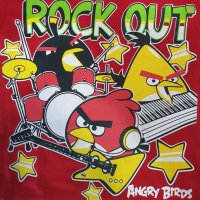 Нова детска тениска с трансферен печат Angry Birds, снимка 5 - Детски тениски и потници - 28452377