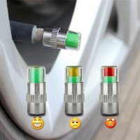 Универсални сензори за отчитане на налягането в автомобилните гуми 4бр. комплект, снимка 5 - Аксесоари и консумативи - 43461903