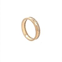 Златен пръстен брачна халка 2,92гр. размер:51 14кр. проба:585 модел:20175-5, снимка 2 - Пръстени - 43408751