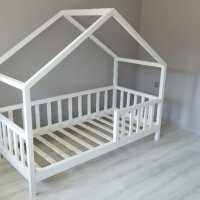 Детско легло тип къщичка, снимка 2 - Мебели за детската стая - 37852152