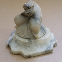 Стари Уникални ръчно резбовани в мрамор делфини, снимка 2 - Антикварни и старинни предмети - 40285966