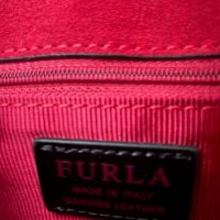 Furla Mimi Естествена кожа среден размер Burgundy red, снимка 6 - Чанти - 33073071