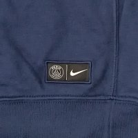 Nike PSG Paris Saint-Germain Hoodie оригинално горнище 2XL Найк памук, снимка 8 - Спортни дрехи, екипи - 43280620