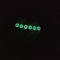 Гривна с флуоресцентни мъниста , снимка 2 - Гривни - 33238122