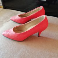 Обувки 37 номер,червени-18 лв. , снимка 2 - Дамски обувки на ток - 28601625