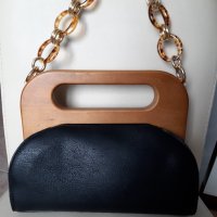 Чанта от Lucy с дървени дръжки, снимка 2 - Чанти - 37202942