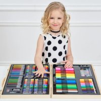 🎨 Детски комплект за рисуване - 180 части, снимка 4 - Рисуване и оцветяване - 43009417