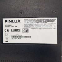 Finlux 24-FHD-4320 със счупен екран - 17IPS61-5/17MB140/17MB140/VES236WNVH-2D-N21, снимка 1 - Части и Платки - 40021264