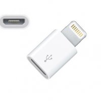 Нов преход  micro USB F към iPhone 5/6/7/8..., снимка 1 - Друга електроника - 26960941