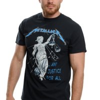 Нова мъжка тениска с дигитален печат на музикалната група METALLICA and justice for all, снимка 6 - Тениски - 40426698