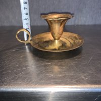 бронзов свещник с дръжка, снимка 7 - Антикварни и старинни предмети - 43414202